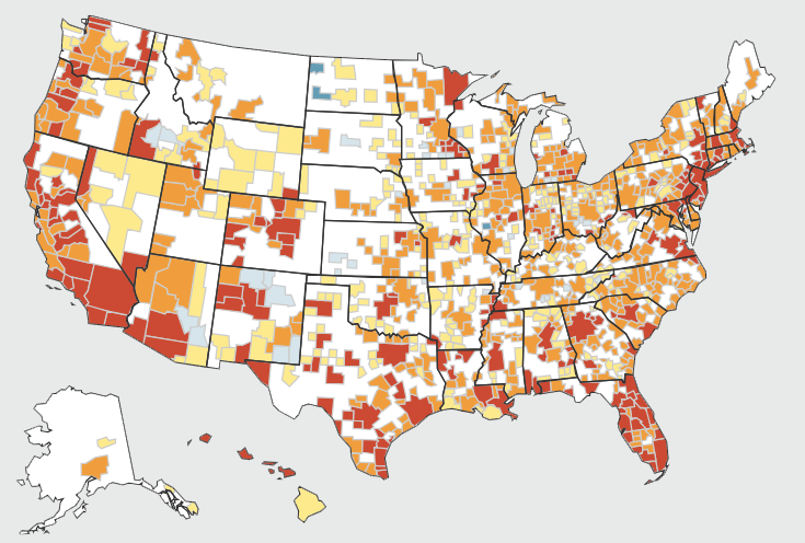 Cost Burdens Map