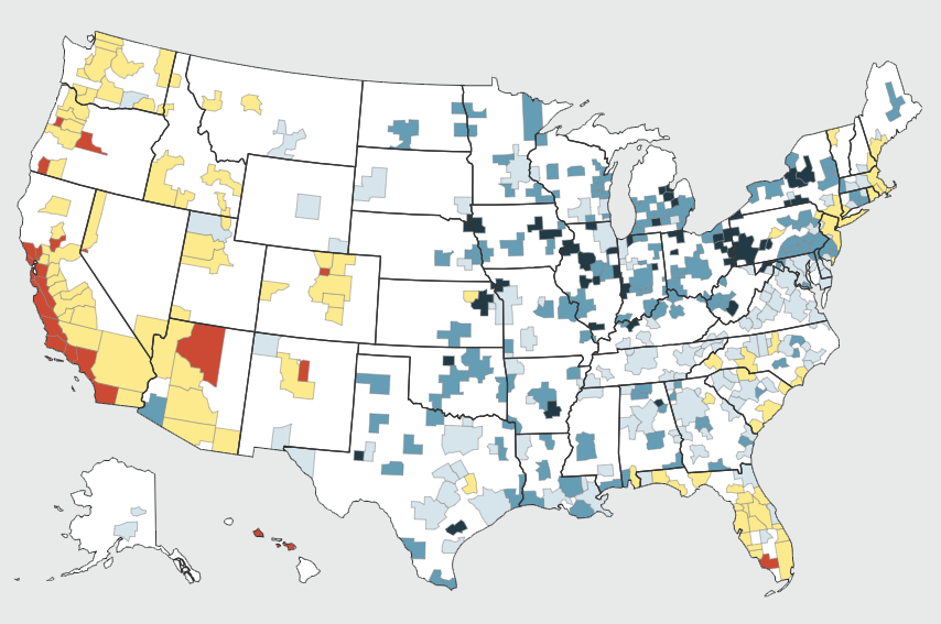 Price-to-Income Map