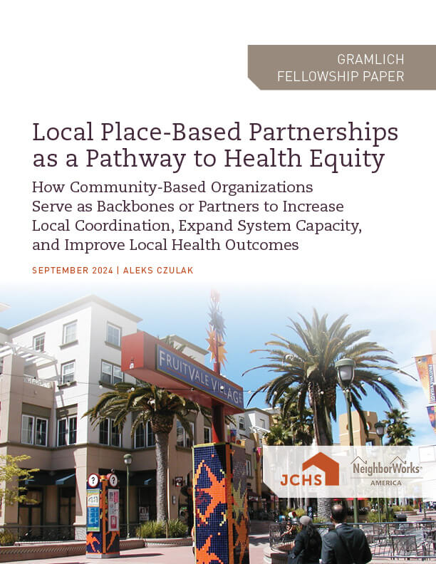 Cover of Local Place-Based Partnerships as a Pathway to Health Equity report